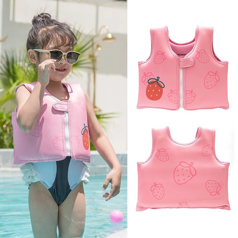 Inflatable Swim Vest 2-5years Child Buoyancy Baby Swim Trainer for Boy Girl