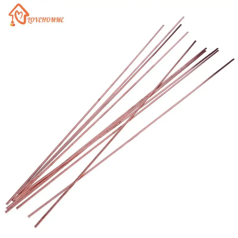 

10Pcs Low Temperature Flat Soldering Rods For Welding Brazing Repair Copper Electrode 3x1.3x400mm