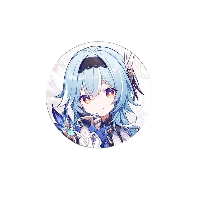 58mm Game Genshin Impact Brooch Pins Anime Badge Cosplay Ganyu Xiao Zhongli  Accessories For Clothes Backpack Decoration Gift Eula