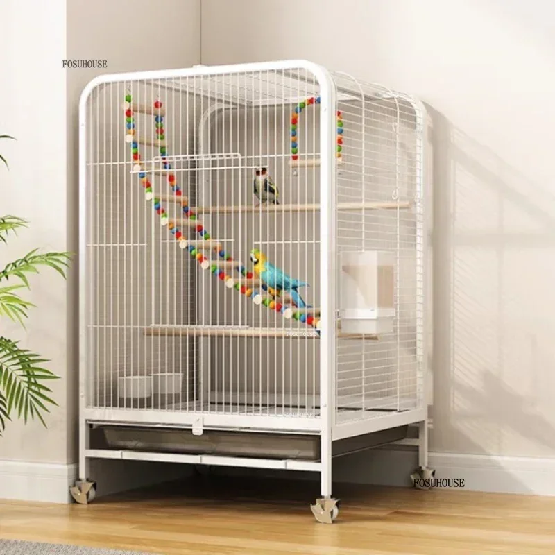 Nordic Household Large Bird Cages Light Luxury Villa Iron Bird Photo Inspiration