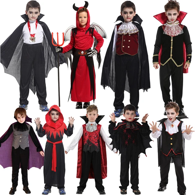 Fantasia Drácula Vampiro Infantil Criança Halloween Menino