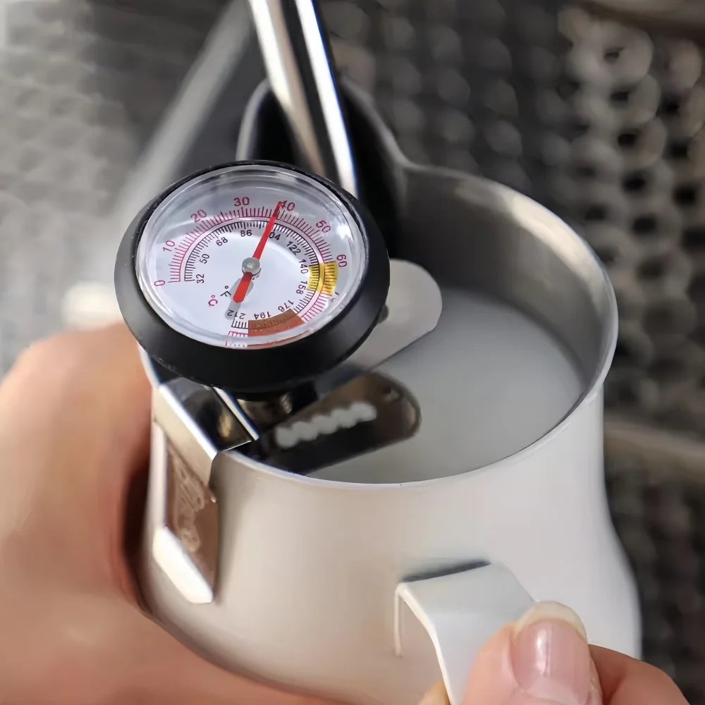 Clip-on Thermometer Coffee Hand Brewing Pot Precise Temperature Control 304 Stainless Steel Outdoor Portable Coffee Accessories