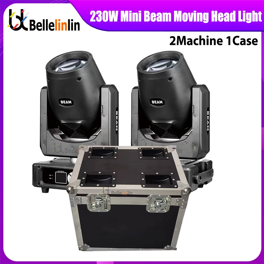 0 Tax 2Pcs Mini Beam 230W 7R Luce A Testa Mobile Con Flightcase Beam 7R Sharpy Beam 230 Stage Disco Light 230W 7R Beam Wash