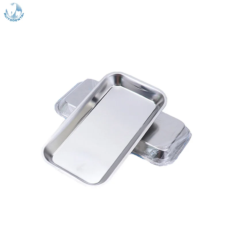 

2pcs Surgical Stainless Steel Medical Surgical Metal Serving Tray