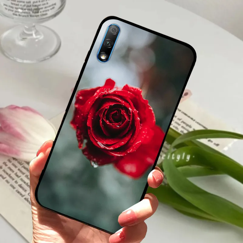 Premium Silicone Back Cover for Honor 9X Pro - Soft TPU Protective Phone Case Coque s