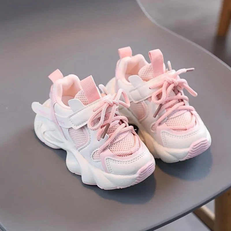 Spring New Kids Toddler Shoes Fashion Classic Children Sports Shoes Mesh Breathable Girls Infant Boys Baby Walking Running Shoes 5