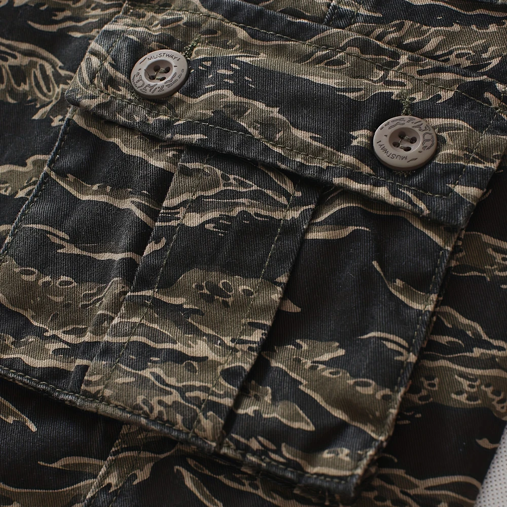 Men Combat Pants With Knee Pads Tactical Cargo Sport Trousers Camouflage Multicam Trekking Hunting Clothes（Not belt） 5