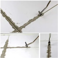 Dissolvant de coulis de carreaux de céramique remplaçable, nettoyeur d'écart de carreaux en acier au tungstène, foret pour joint de mur de sol, outil manuel de nettoyage de ciment 6