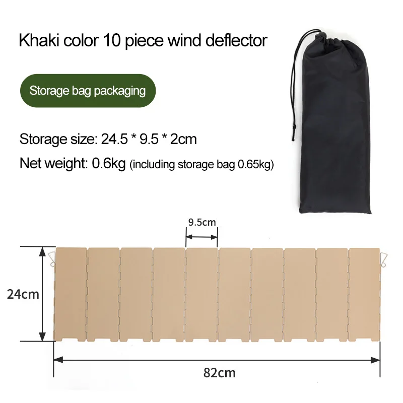 Khaki cloth bag