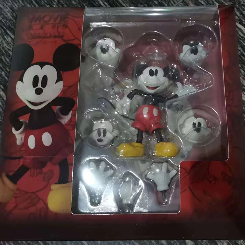1936 Action Figure Classic Disney Mickey Mouse Movable Pvc