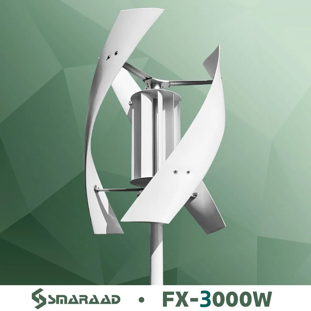 Éolienne à Axe Horizontal 2000W 48V à Énergie Gratuite pour