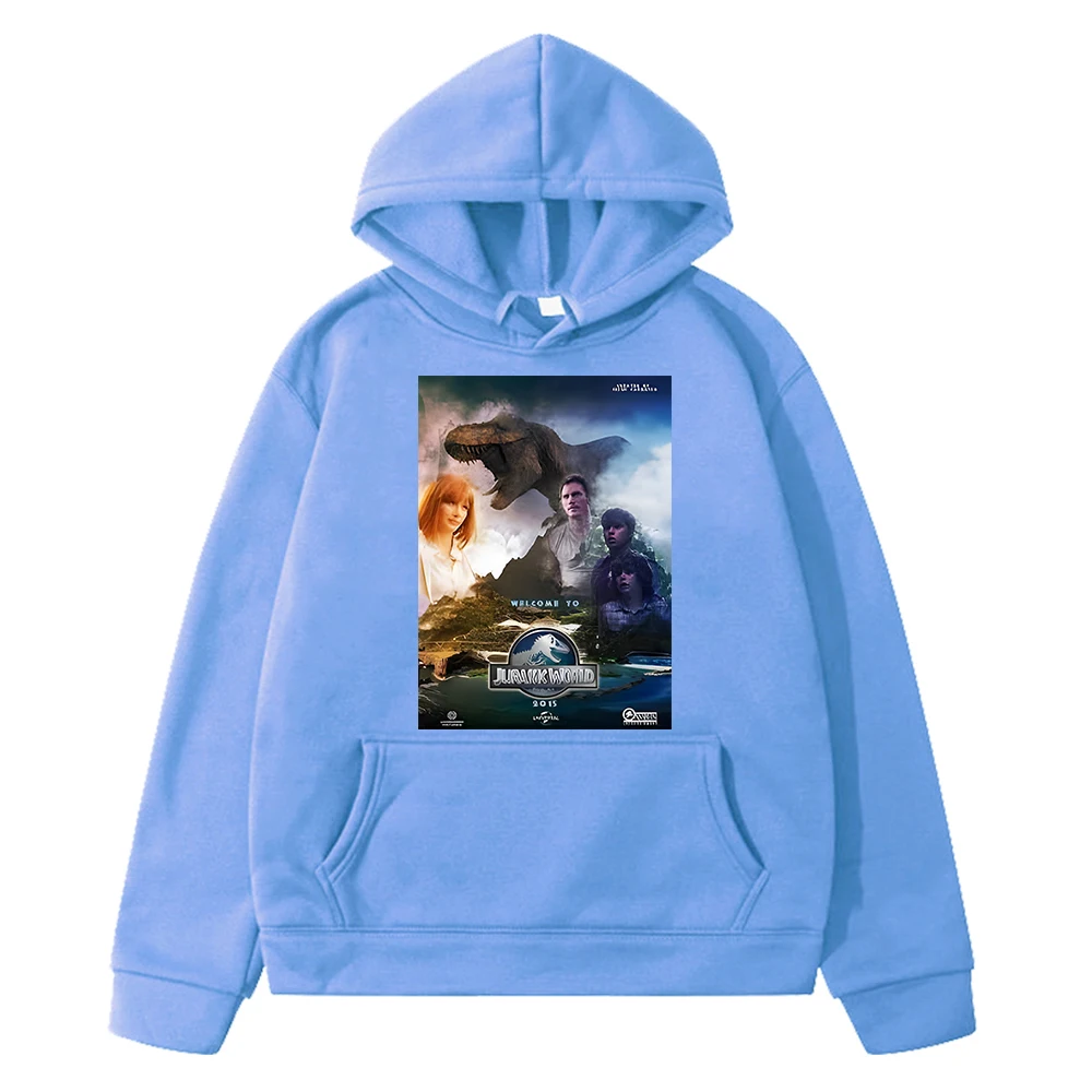 Bambini Stampa Anime Felpe Jurassic World Dominio Felpa Pullover In Pile Dinosauro Giacca Autunnale Y2K Sudadera Boy Girls Clothes