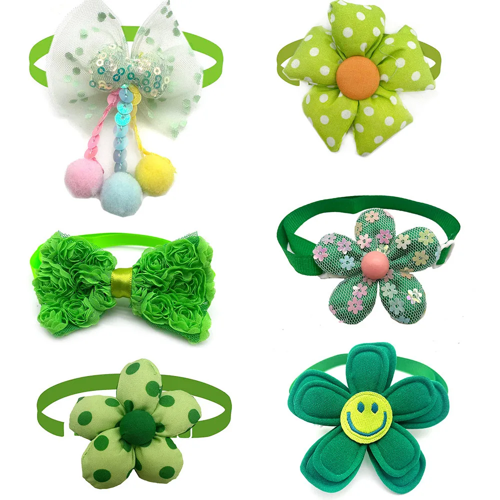 10Pcs Colorful Dog Cat BowTies New Fashion Style Cat Puppy Ties Dog Grooming Product for Small Dog Accessories Pet Dog Supplies 5