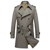 Classic Men's Trench Coat 8XL Plus Size Windbreak High Quality Business Casual Wind Coat Men Clothing Oversized Ponchos A5F7987 4