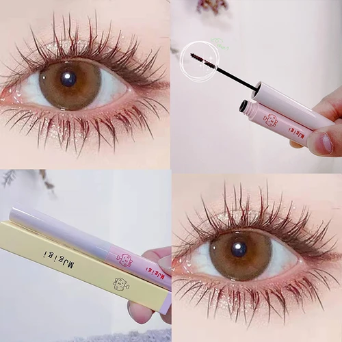 3D 마스카라 실크 섬유 연장 블랙 속눈썹 연장 속눈썹, 초미세 브러시, 오래 착용 블랙 컬러 마스카라 4