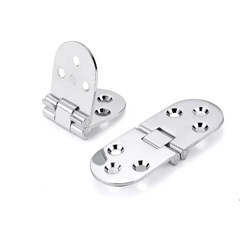 บานพับประตูตู้เหล็กสแตนเลส180 ° ซิงค์อัลพับได้บานพับตู้แบบพับได้ด้วยตนเองสำหรับเป็นของขวัญตู้มีลิ้นชักเครื่องประดับ 1