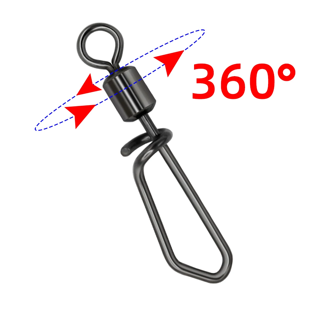 50Pcs 회전 T-회전 별자리 반지 8 그림 반지 커넥터 낚시 장비 액세서리 낚시 버클 - AliExpress