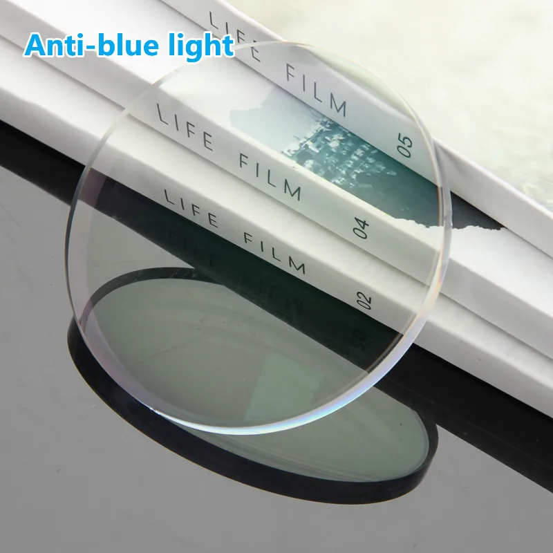 Anti Blue Light Blocking Resin Lens1.56 1.61 1.67 1.74Optical Prescription Glasses Lens Myopia Hyperopia Progressive Thin Lenses