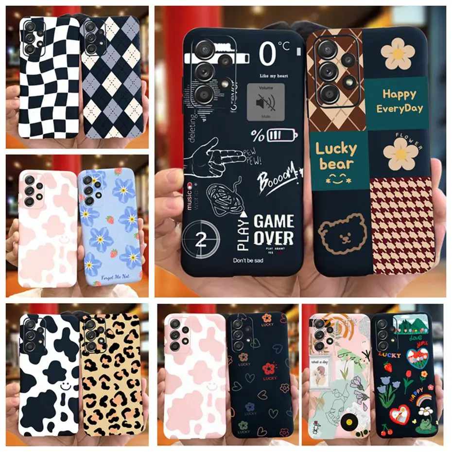 Lovely Pattern Candy Color Silicone Phone Case