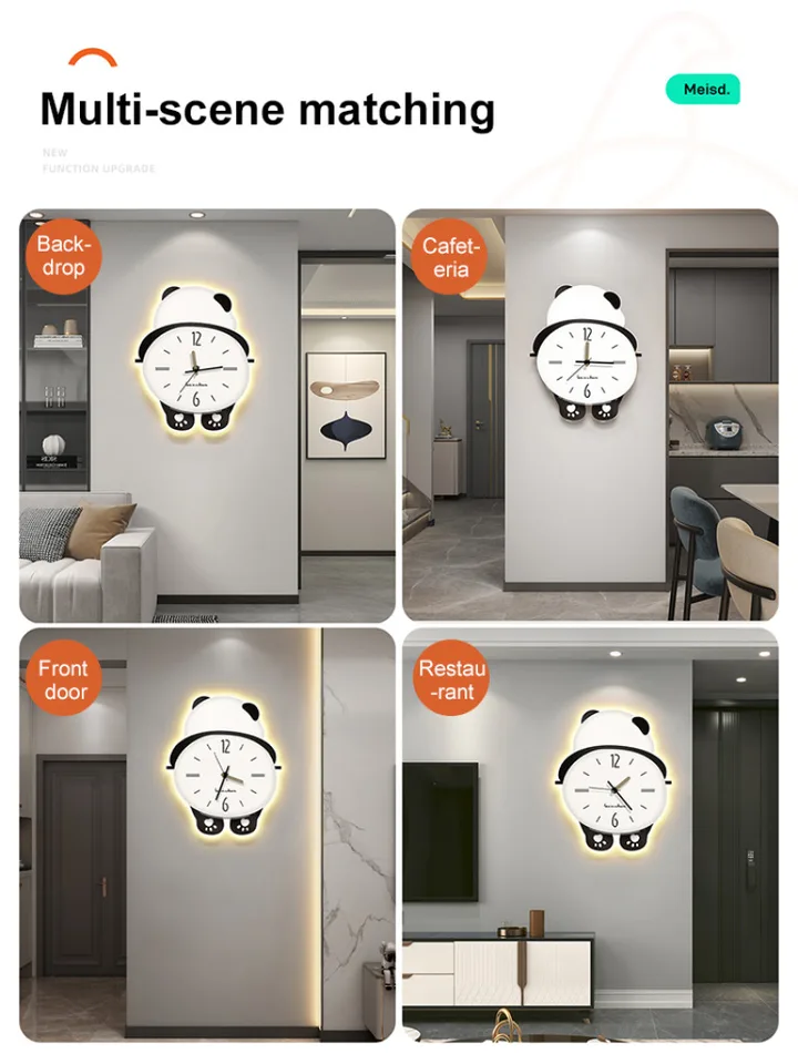 Réveil électronique Mignon, écran LED de Dessin animé, Horloge