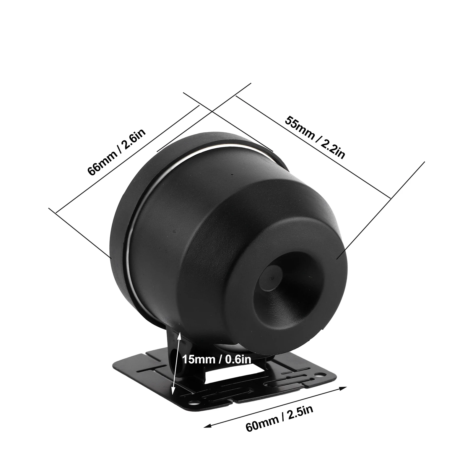 2.5인치 수온계 40-120 ℃ DC12V 자동차용 수온계 LCD 디스플레이 자동차 게이지 수온 게이지
