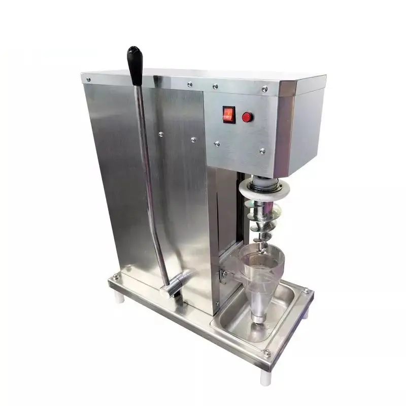 Diaphanous multifunctional hard ice cream blender and mixer Fruit Ice Cream Blender Machine  CFR by sea 4