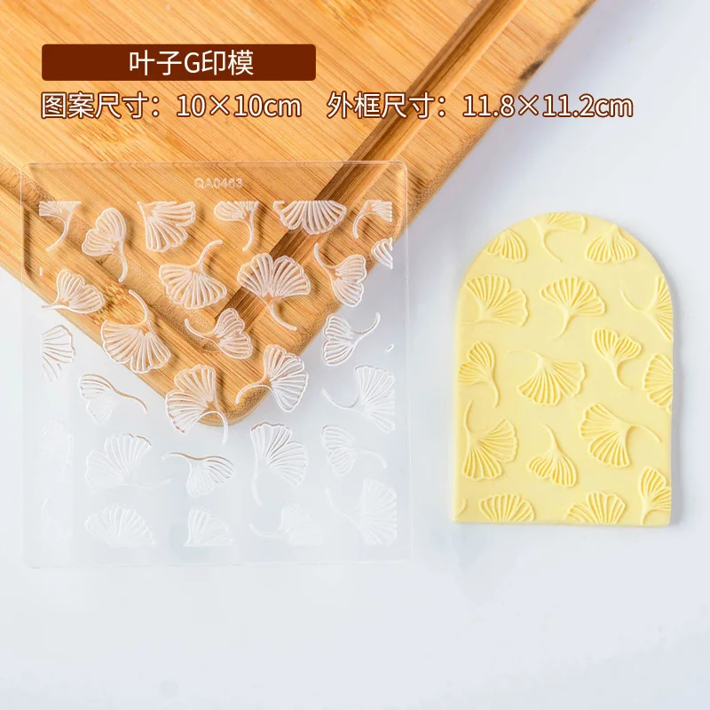 Plant Flower Acrylic Cookie Embosser Cake Design Pastry and Bakery Tool Biscuit Cake Decorating Accessories Embossing Die Stamp 