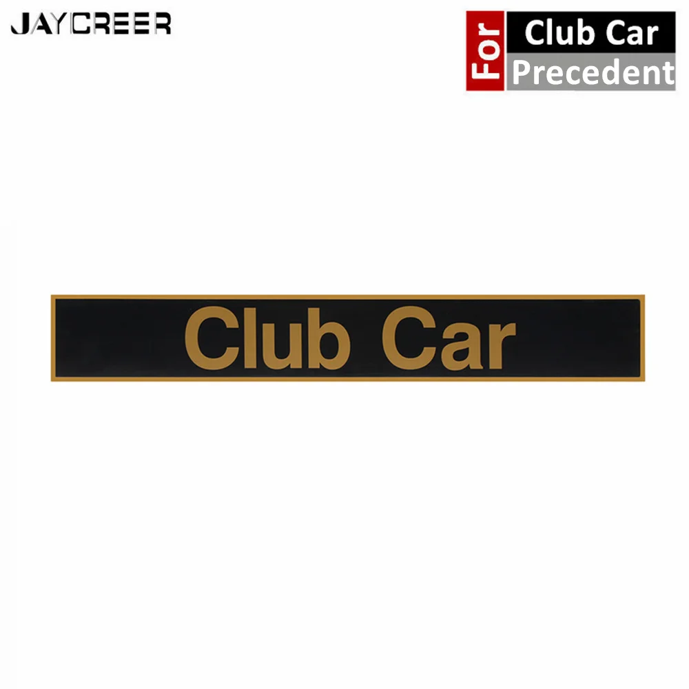 Front Name Plate Emblem Club Car Precedent 102502601 JayCreer golf cart name plate