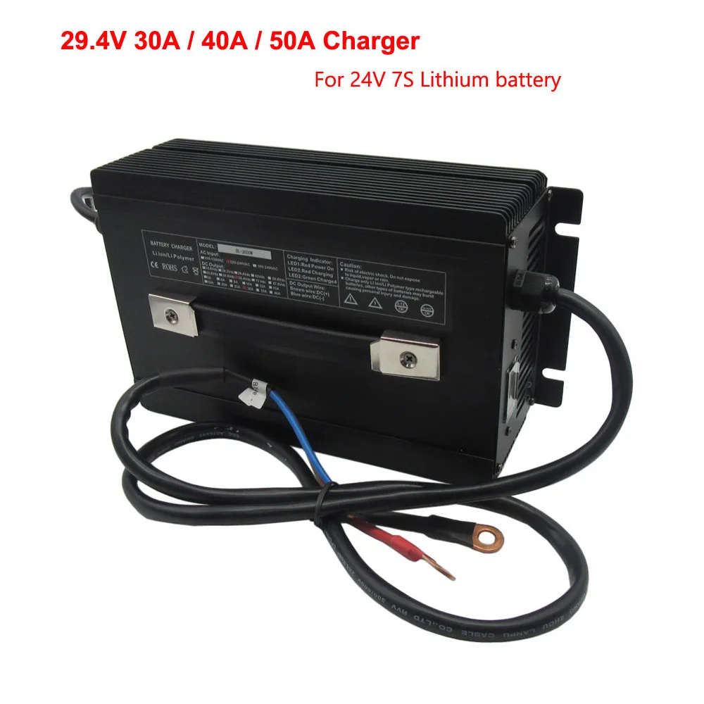 24V 10A AC-to-DC LFP Portable Battery Charger