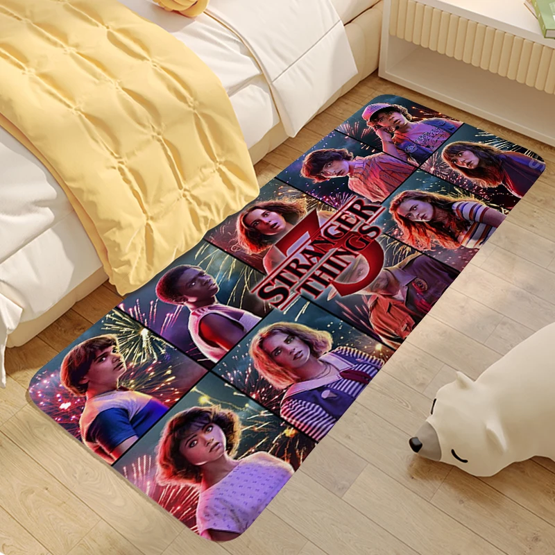 thumbnail image 1 of Bathroom Rug S-Strangers Things Washable Non-slip Kitchen Mats Bedroom Living Room Floor Carpet Anti Slip Soft Veranda Floor Mat, 1 of 5