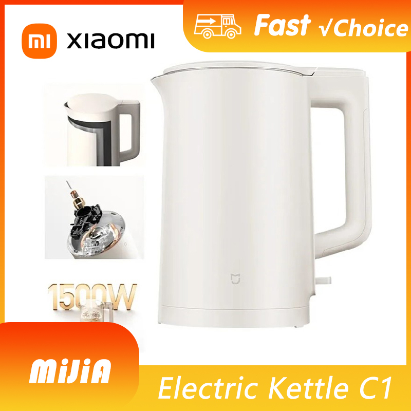 XIAOMI MIJIA Electric Kettle C1 Fast Hot boiling Stainless 1500W Water Kettle 220V Teapot 1.5L Smart Electric Kettles For Home