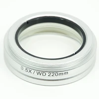 FYSCOPE ST2.0X 0.5X 0.7X OBJECTIVE LENS FOR STEREO ZOOM MICROSCOPE BARLOW LENS 3PCS/LOT 2