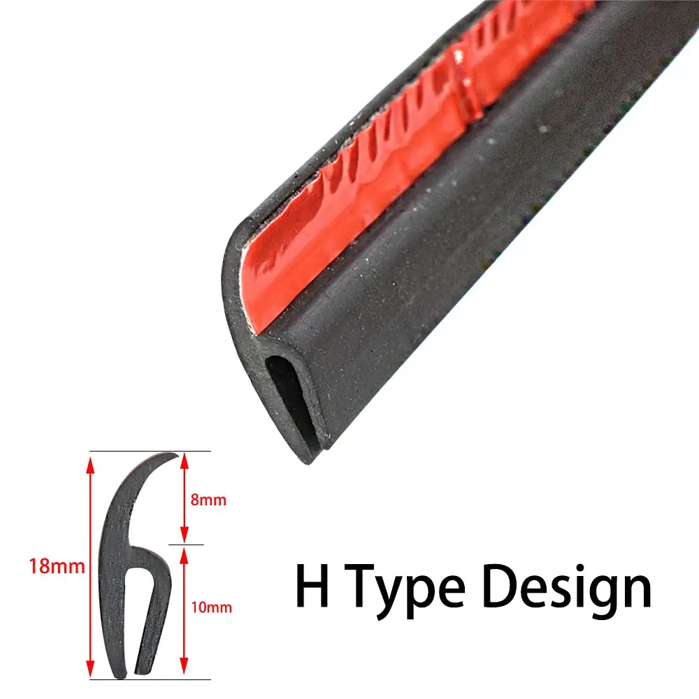 Car Front Windshield Outer Plastic Plate Seal Strip Guide Plate Lower Decorative Rubber Strip Automotive General Purpose