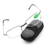 Retro Design Reading Glasses Men Women Folding Spectacles Spectacles Frame Silver Metal Glasses +1.0 +1.5 +2.0 +2.5 +3.0 +3.5 +4 2