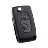 Chiave telecomando per Peugeot 106 206 306 406 Citroen C2 C3 Xsara Picasso 2 Chiave telecomando per Peugeot 106 206 306 406 Citroen C2 C3 Xsara Picasso - KEYYOU modificato pieghevole Flip Remote Key Shell 2 pulsanti per Peugeot 106 206 306 406
