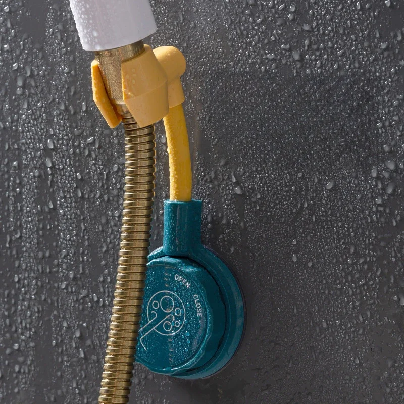 Bathroom Shower Bracket Suction Cup Base Universal Adjustment Shaking Head Rotating Shower Bracket Without Punching