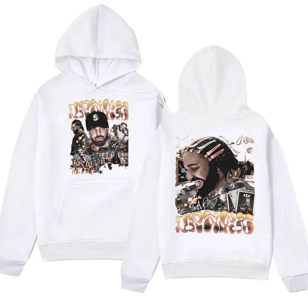 Rapper Drake Albums Concert Graphics Printed Hoodie Men Women Hip Hop Sweatshirts Oversized Streetwear Long Sleeve Pullover Male