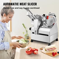 VEVOR 10" Commercial Meat Slicer, 540W Stainless Steel Deli Slicer for Home Use, Child Lock , Food Slicer Machine for Meat Bread 2