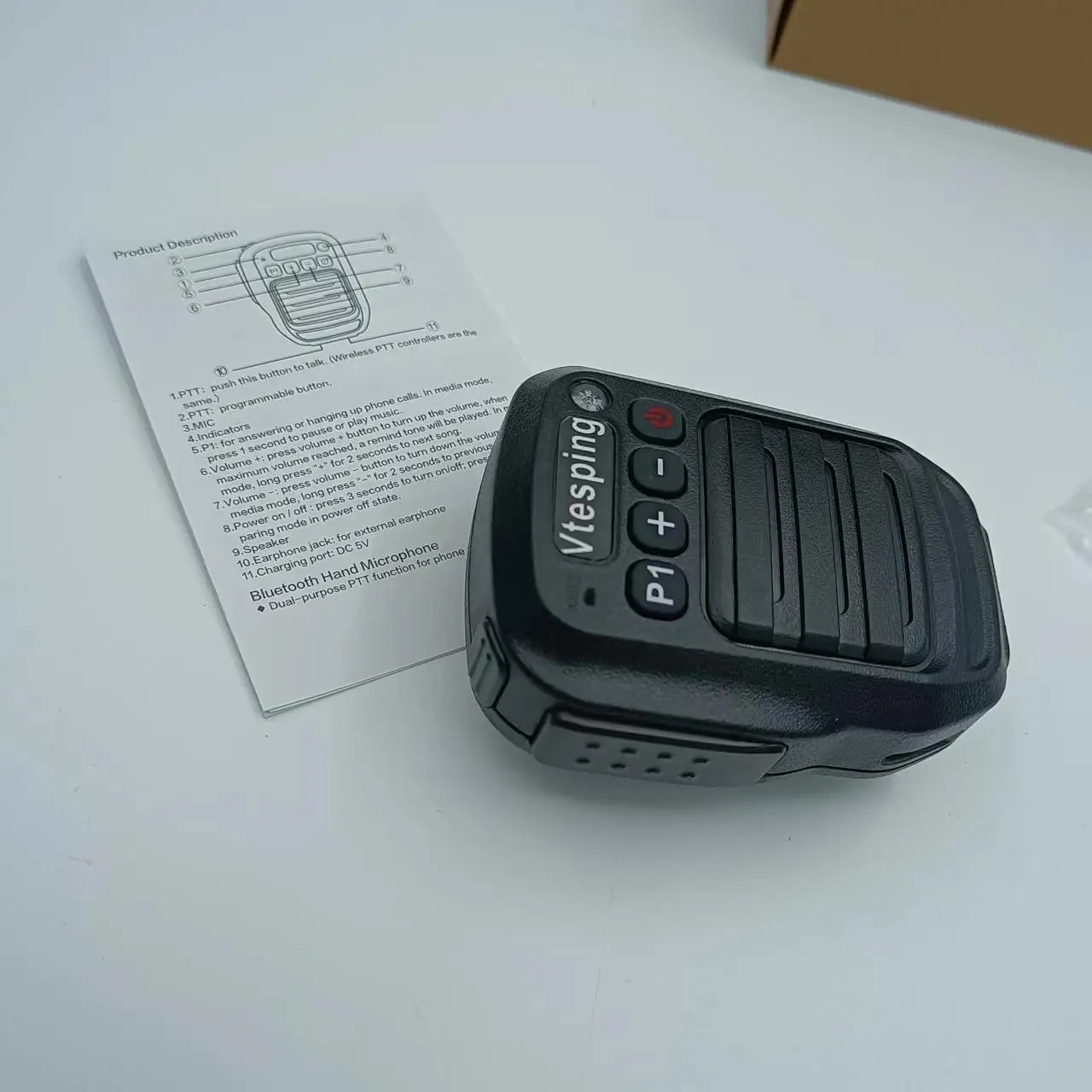 walkie talkie Wireless Microphone Remote Speaker Ptt Microphone for Hytear PD705 PD705G PD785 PD785G PD795 PD985 PT580 PT580H