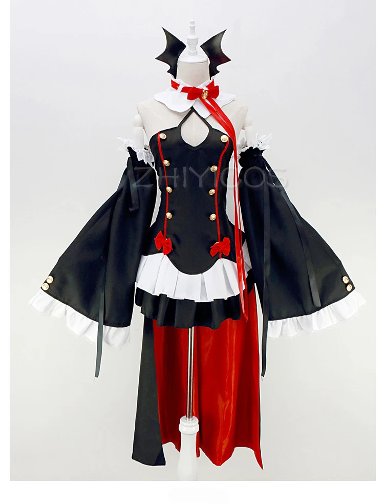 Seraph of the End Krul Tepes Vampir Kostüm Halloween Damen S-XL 14 Seraph of the End Krul Tepes Vampir Kostüm Halloween Damen S-XL 3