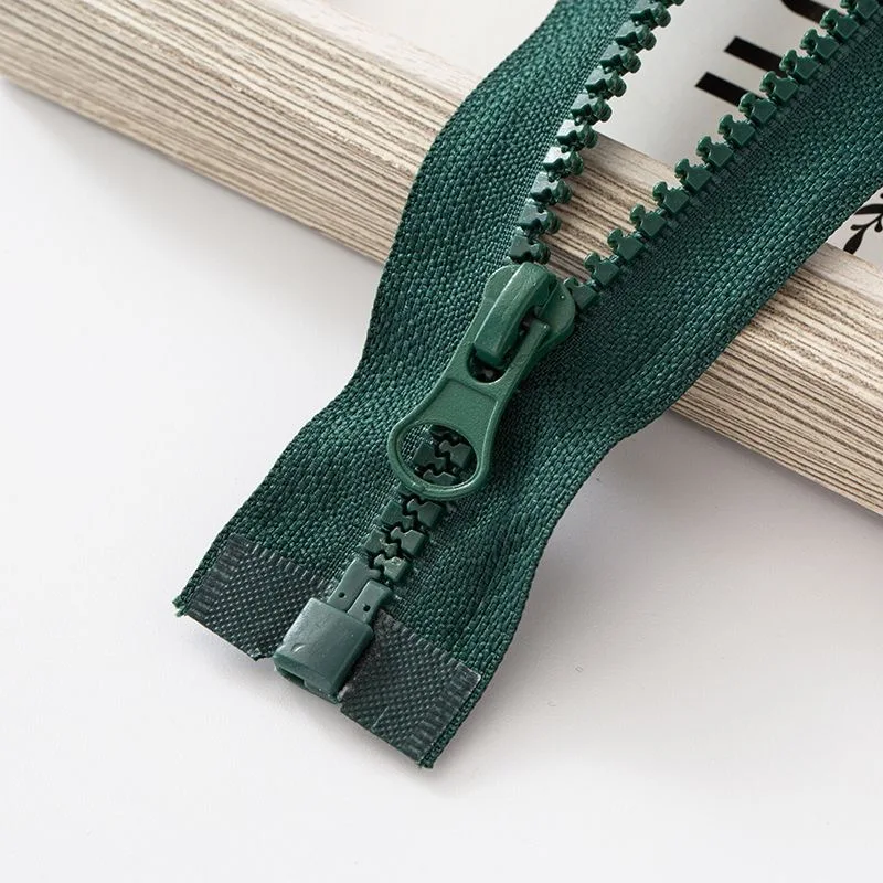 Resin Open-End Zipper for Garment Sewing and Accessories