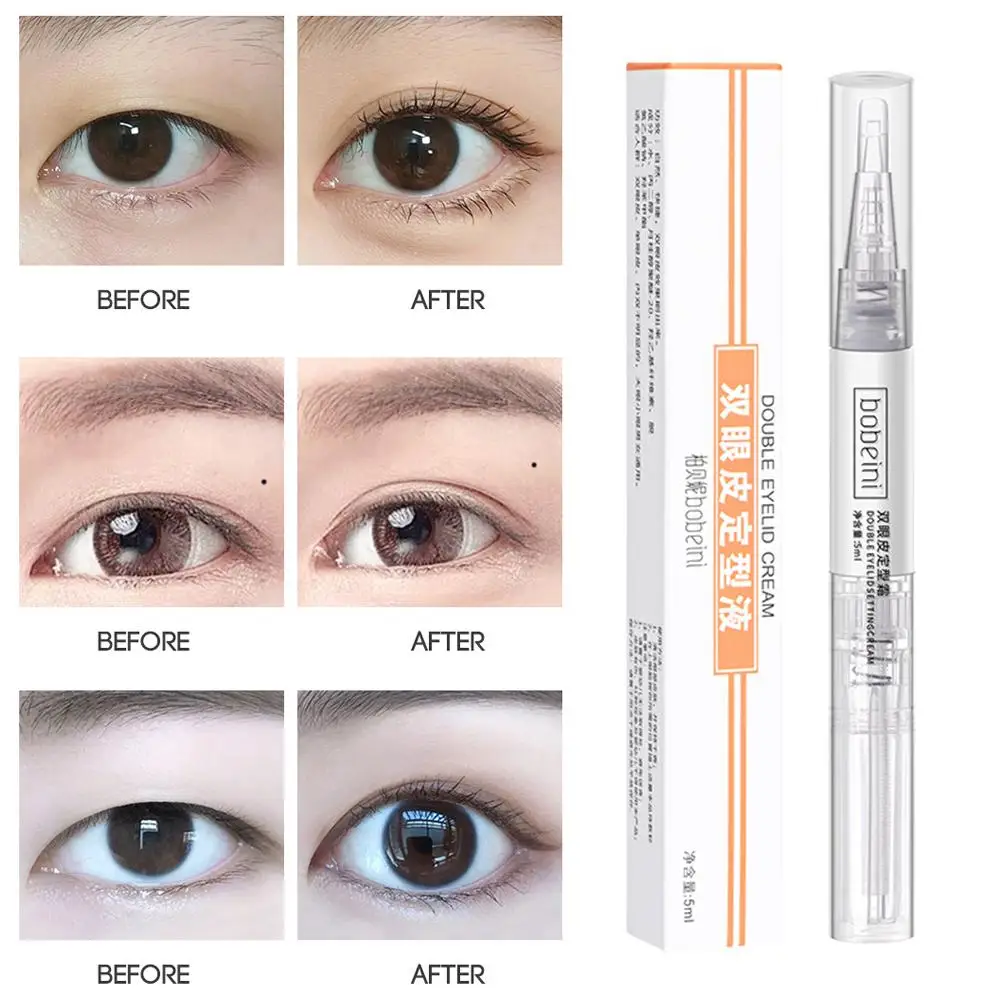 5ml Long-acting Invisible Double Eyelid Shaping Cream Transparent Lasting Fold Stretch Lifting Long Lift Eyelid Glue Big M2E6 double eyelid styling glue