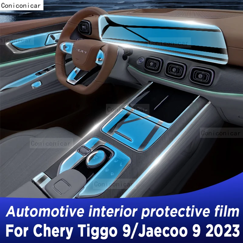 

For Chery TIGGO 9 Jaecoo 9 2023 Gearbox Panel Navigation Screen Automotive Interior Protective Film Anti-Scratch Accessories