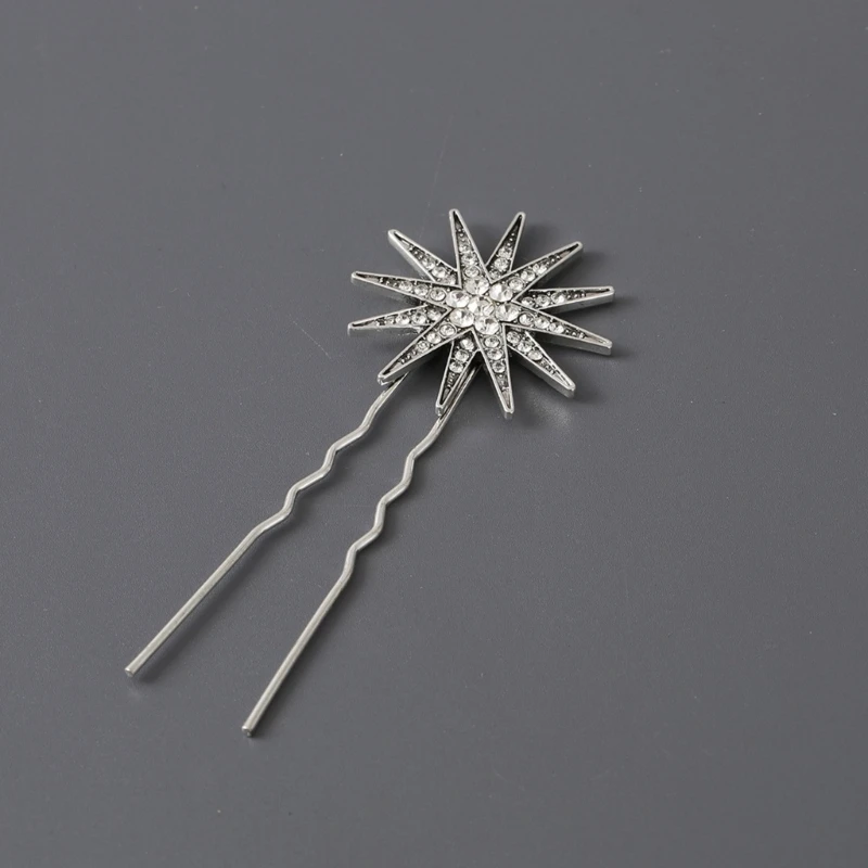 Vintage Haarklammer Mit Strass – 3 Stück, Rutschfest, Für Dickes & Dünnes Haar