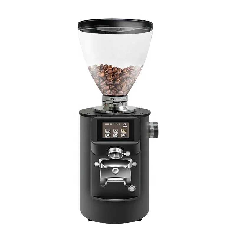 

83mm titanium flat burr commercial coffee grinder electric digital control coffee bean grinders for espresso