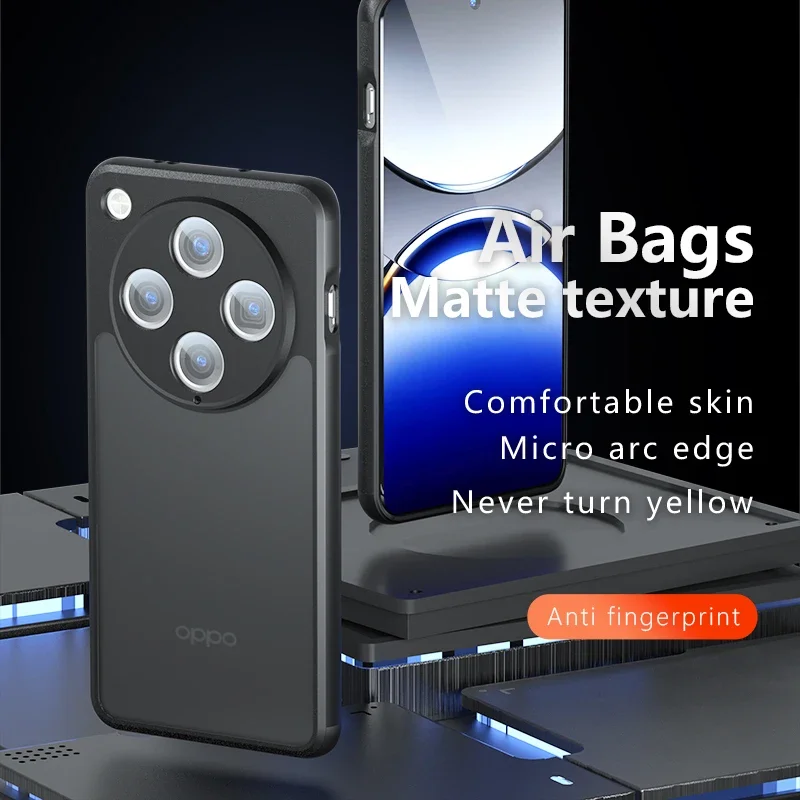 Magnetic Shockproof Acrylic Phone Case with Hard Bumper and Matte Finish