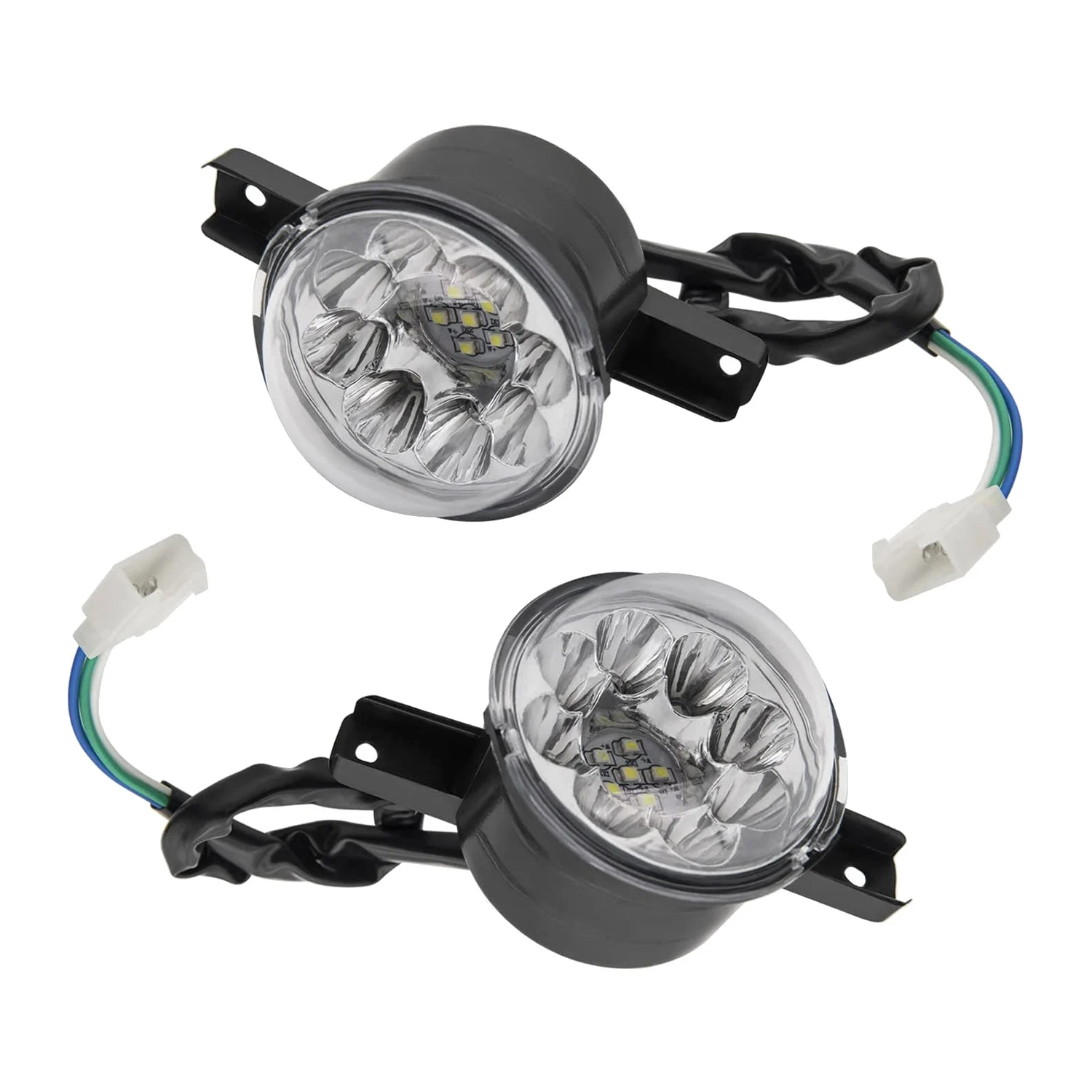 

2Pcs 12V LED ATV Front Headlight 125Cc 150Cc 250Cc 300Cc Headlights for Chinese Taotao JCL Baja Yamoto Kazuma Roketa