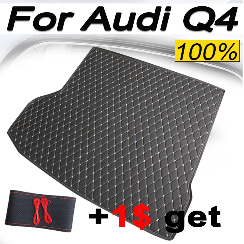 

Коврик для багажника автомобиля для Audi Q4 2022 2023, подкладка для груза, коврик, аксессуары для интерьера, крышка