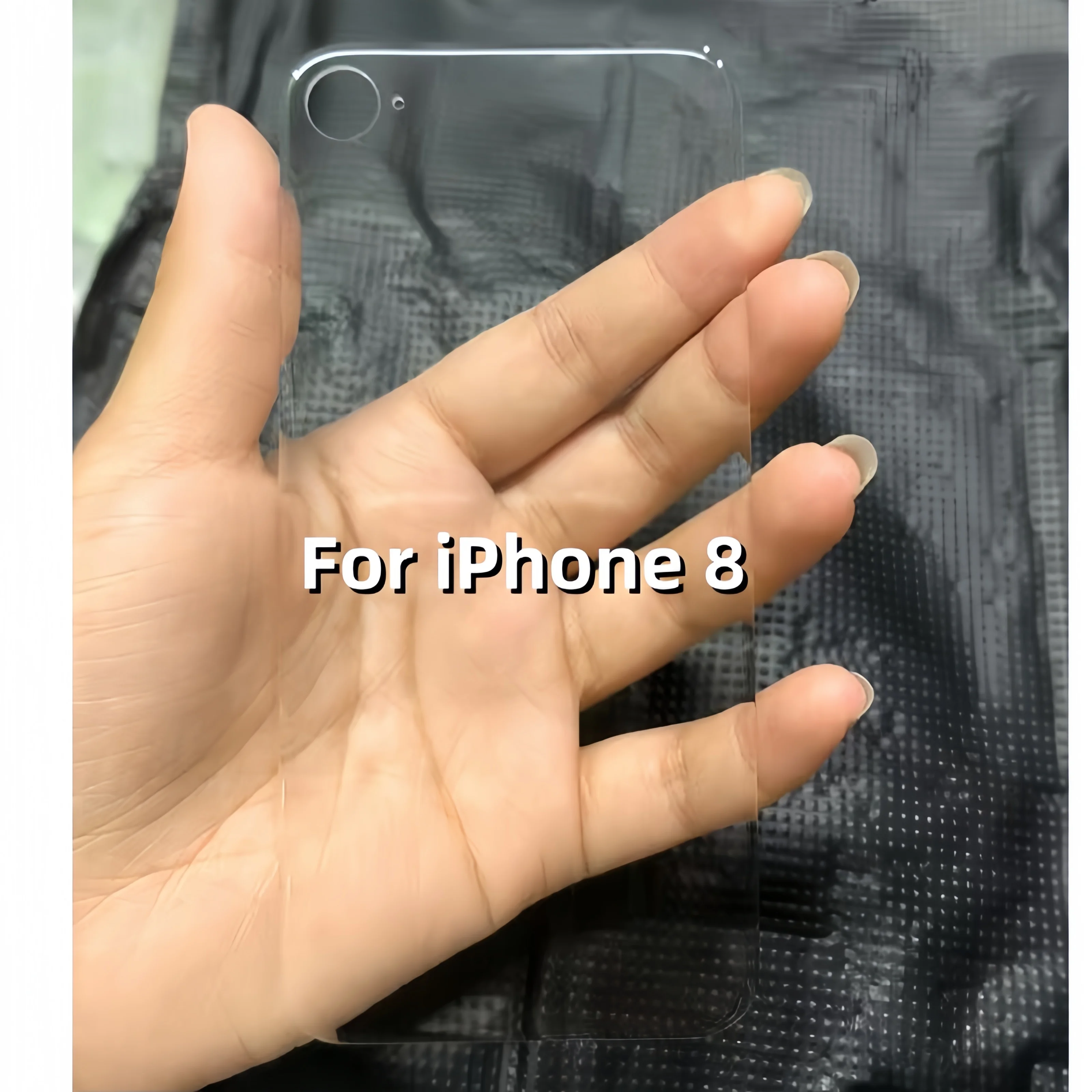 아이폰 11 12 13 14 프로 맥스 미니 14 플러스 투명 유리 후면 배터리 커버 후면 하우징 유리 패널 교체품 (15 16 프로맥스 호환)