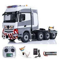 8x8 LESU RC Tractor Truck RTR 1/14 Metal Chassis Light Sound Liquid Crystal Display Radio Control Car Model RC Toy THZH1751 2